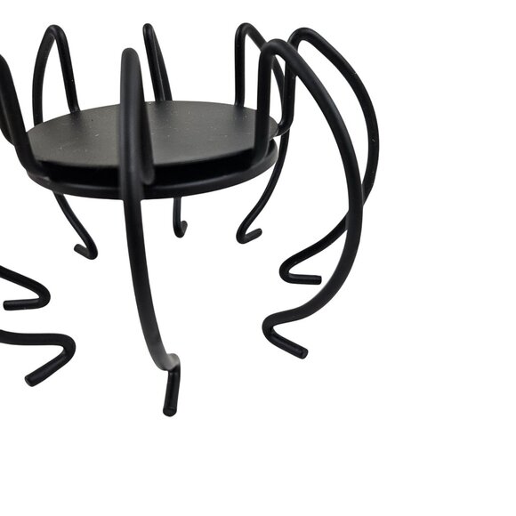 Partylite Black Metal Spider Candle Holder Decorative Home Accent Wrought Iron - Picture 11 of 12